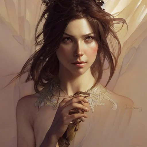 Image similar to realistic illustration, thanks, intricate, elegant, highly detailed, digital painting, artstation, concept art, smooth, sharp focus, illustration, art by artgerm and greg rutkowski and alphonse mucha