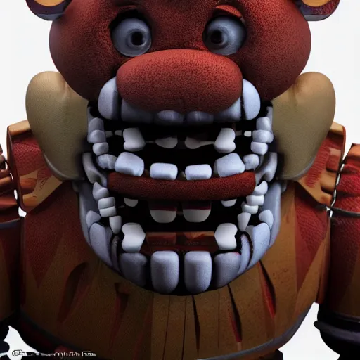 Prompt: scary and ugly animatronic from fnaf, 8 k, super detailed, octane render, vfx, super realistic, unreal engine 5