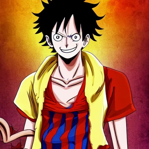 Image similar to Lebron James cosplay as Monkey D Luffy, detailed digital art, colourful masterpiece beautiful beautiful beautiful