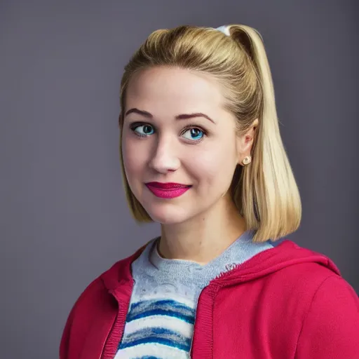 Image similar to A portrait photo of Betty Cooper