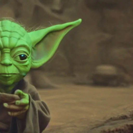 Prompt: yoda meditating on a shaolin temple, movie still, 4k, photorealistic