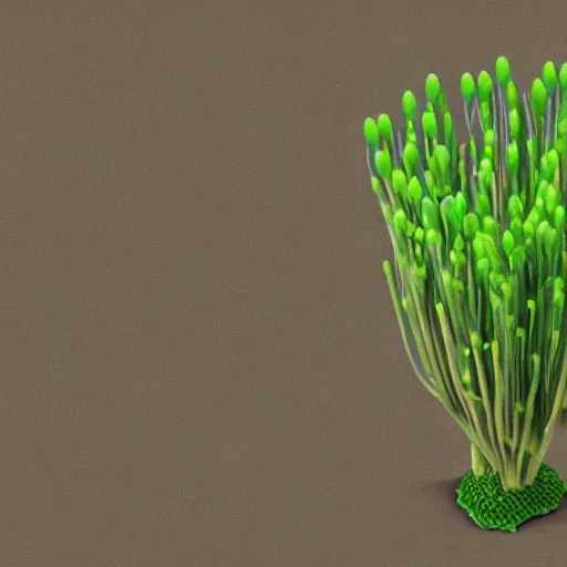 Prompt: a three dimensional representation of a four dimensional chive