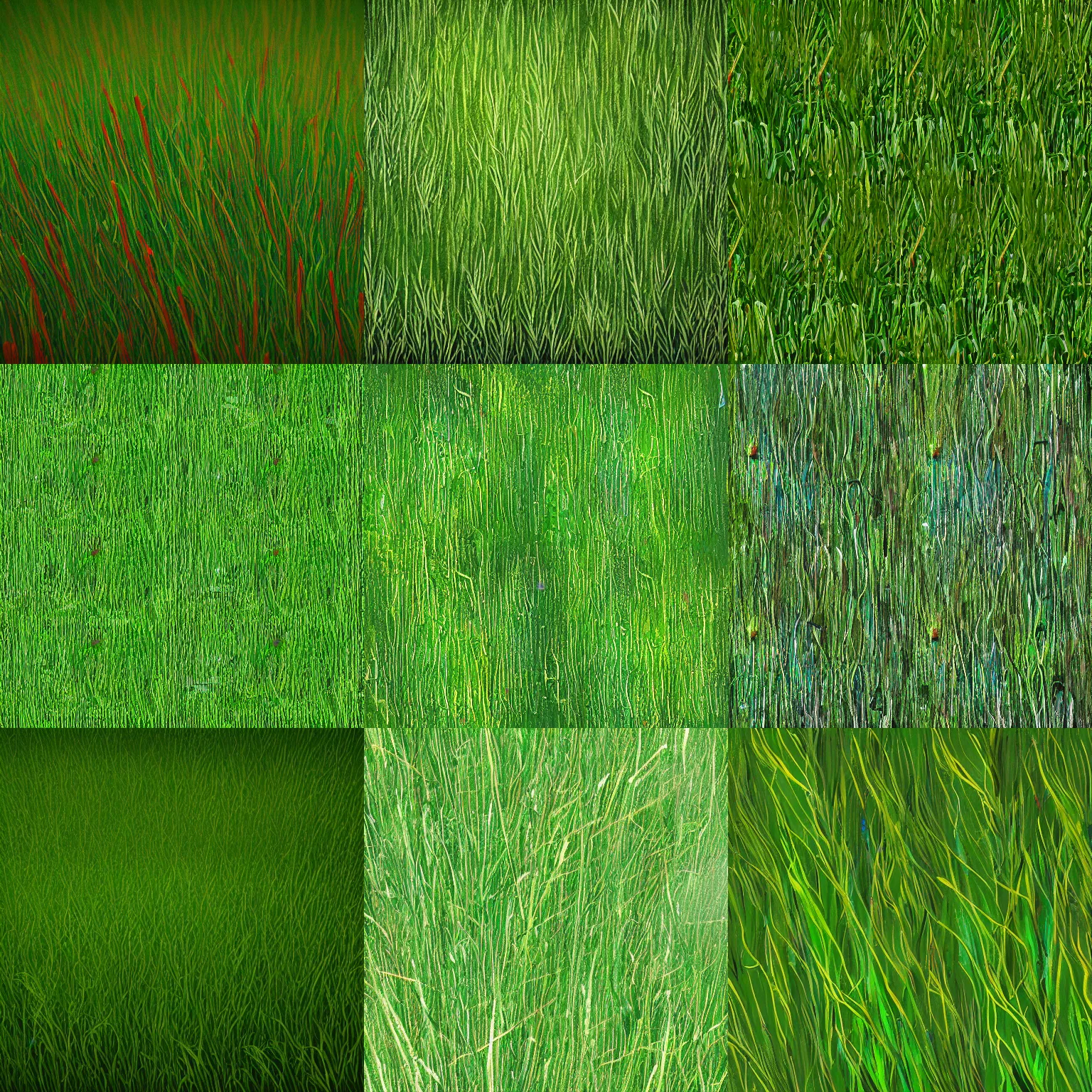 Prompt: handpainted grass texture, artstation