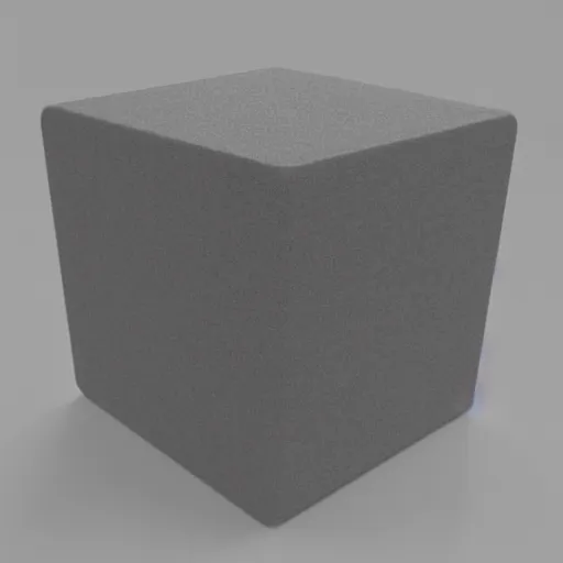 Prompt: rendered cube, angle 2 0