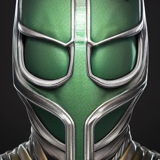 Image similar to Portrait of Mysterio from Marvel Comics, hyperrealistic, blender, octane render, studio lighting, 8k, cgsociety, hyperdetalied,