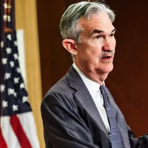 Prompt: photo of Jerome Powell using a flamethrower, highly-detailed, award-winning