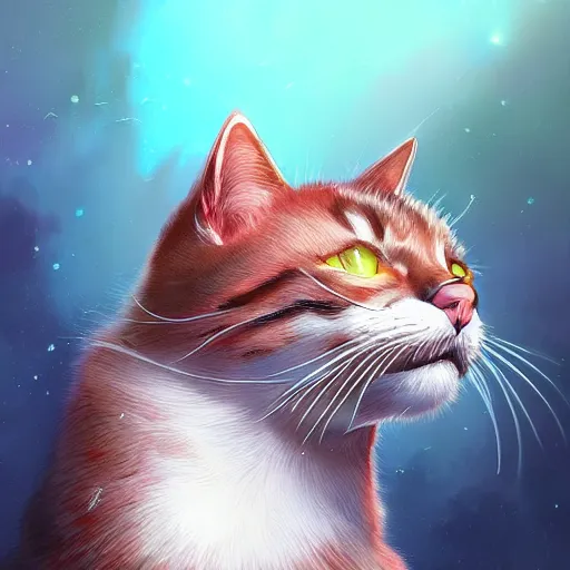 Prompt: captain cat, digital Painting, ultra detailed, artstation, quality