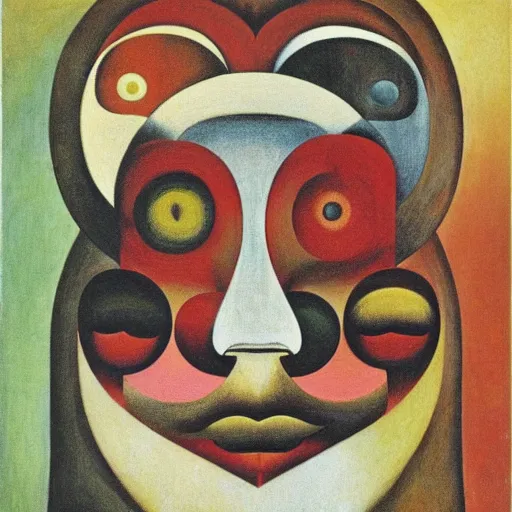 Image similar to floral face portrait by leonetto cappiello and wojciech siudmak and ernst fuchs, anni albers, oil on canvas