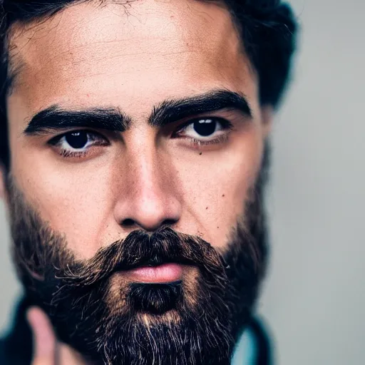 Camilo Gomez , perfect face proportions, groomed beard | Stable ...