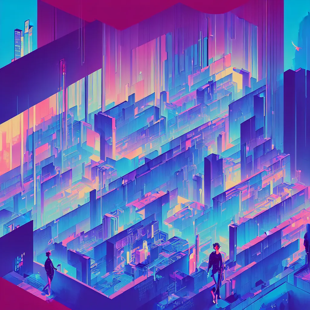 Prompt: illustration of a data-center architecture or schema, security agent, datastream or river, painting by Jules Julien, Leslie David and Lisa Frank and Peter Mohrbacher and Alena Aenami and Dave LaChapelle muted colors with minimalism