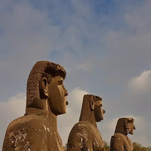 Image similar to Ancient Greek Moai