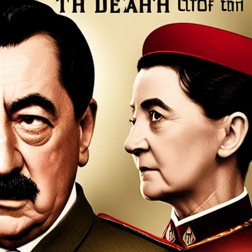 Prompt: the death of stalin