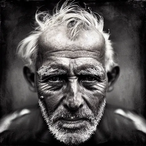 Prompt: portrait of unobtainium by lee jeffries