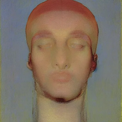 Image similar to A beautiful photograph of a human head. The head is seen from multiple perspectives at once, as if it is being turned inside out or seen through a kaleidoscope. Every angle and curve of the head is explored and emphasized, creating an optical illusion that is both confusing and mesmerizing. by Robert Antoine Pinchon, by Odilon Redon lines, ecstatic