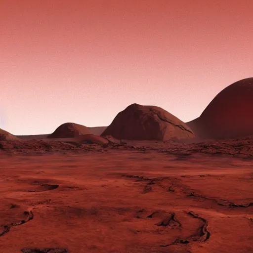 Prompt: hell on mars hyperrealistic