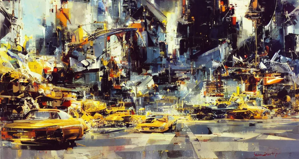 Prompt: the two complementary forces that make up all aspects and phenomena of life, by John Berkey