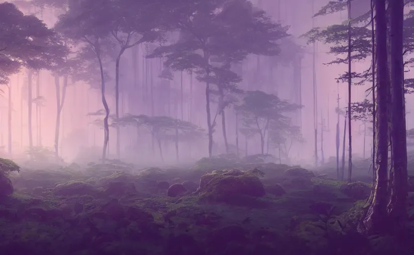 Image similar to cloud forest, Low level, rendered by Beeple, Makoto Shinkai, syd meade, simon stålenhag, synthwave style, digital art, unreal engine, WLOP, trending on artstation, 4K UHD image, octane render,