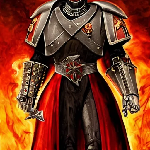 Prompt: charles dance as an inquisitor, 4 0 k, warhammer, 4 0 0 0 0 0, grimdark