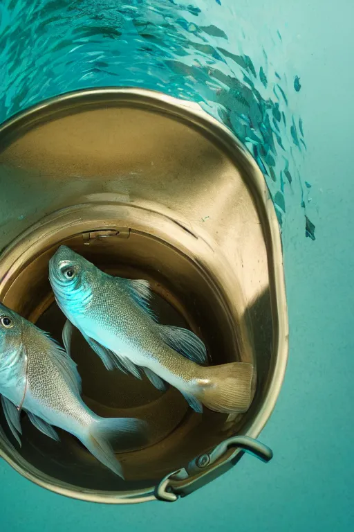 Image similar to fish swimming inside a toilet, 4 k, high res