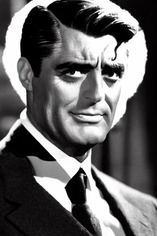 Image similar to cary grant as angel in buffy the vampire slayer.