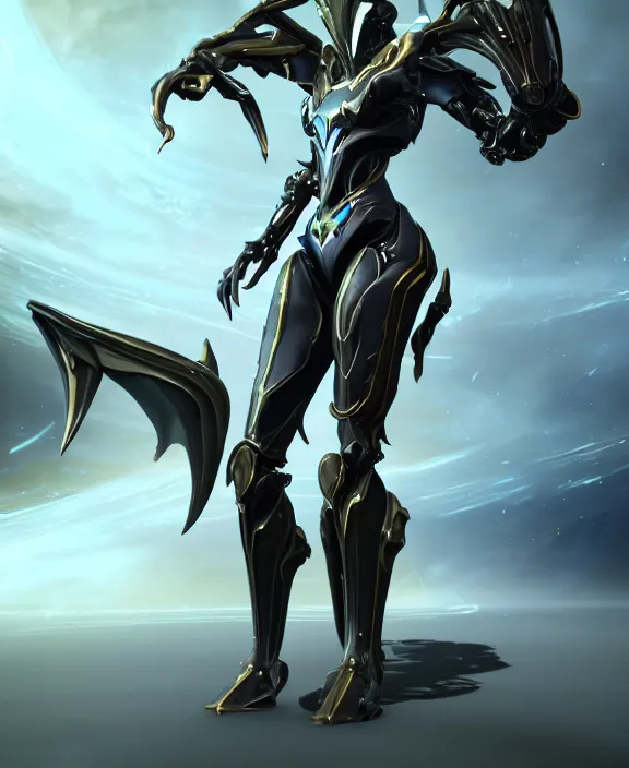 Image similar to exquisite cinematic full body shot of a beautiful saryn warframe, that's a giant beautiful stunning anthropomorphic robot female dragon with metal cat ears, posing elegantly, robot cat paws for feet, sharp claws, streamlined white armor, long elegant tail, two arms, two legs, long tail, detailed warframe fanart, destiny fanart, macro art, dragon art, furry art, realistic digital art, warframe art, Destiny art, furaffinity, DeviantArt, artstation, 3D realistic, 8k HD, octane render