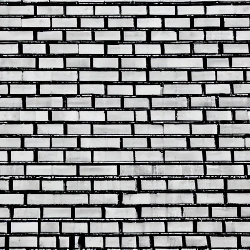 Image similar to a brick wall of black and white bricks