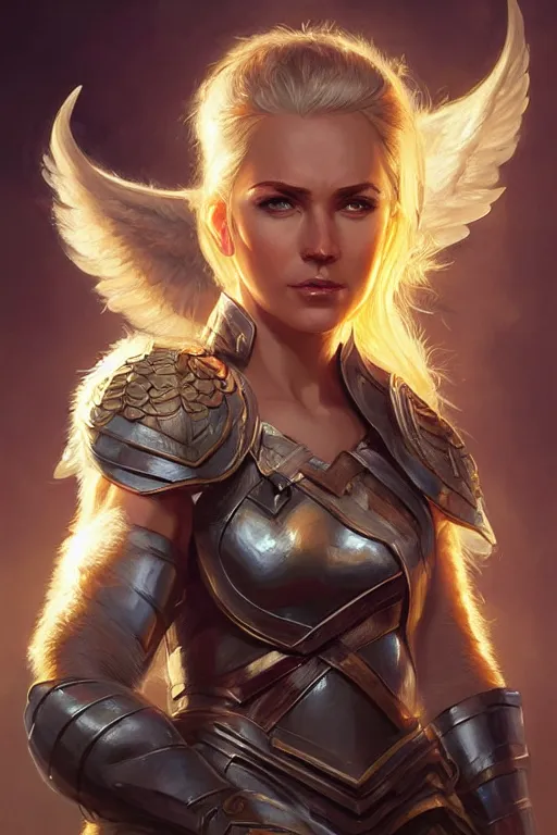 Image similar to amazon valkyrie athena, d & d, fantasy, portrait, highly detailed, headshot, digital painting, trending on artstation, concept art, sharp focus, illustration, art by artgerm and greg rutkowski and magali villeneuve