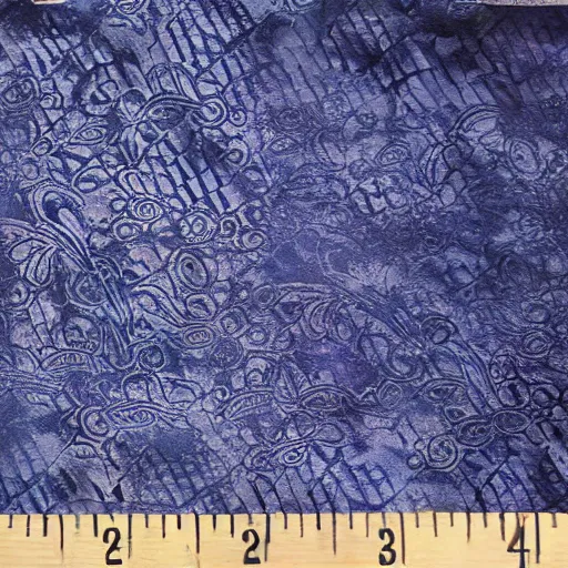 Image similar to indigo batik dyed motif japan boro style