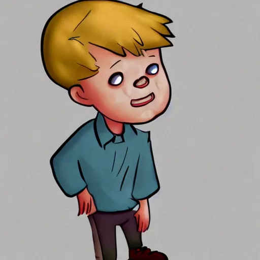 A new cartoon cartoon character of a boy crying in the | Stable Diffusion |  OpenArt