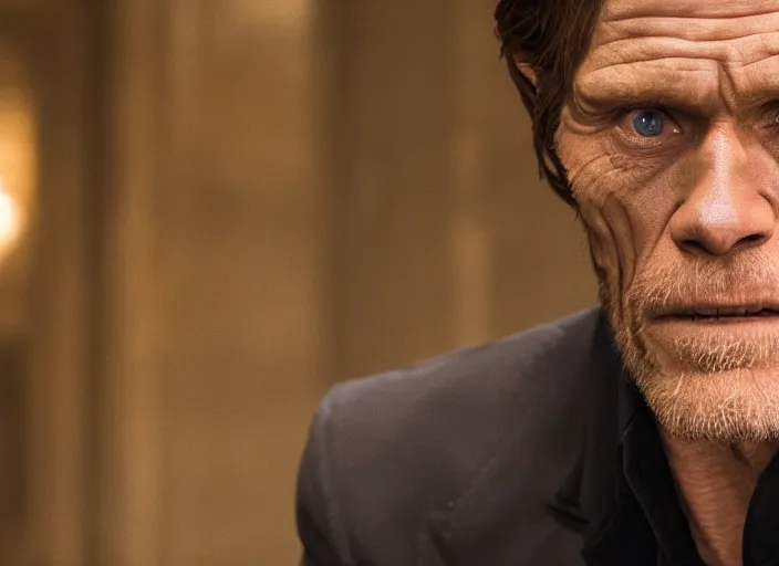 Prompt: willem dafoe, movie still, from the new john wick movie, 8 k, realistic