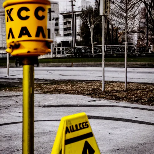 Image similar to A civil defense siren falling off of it's pole, motion blur