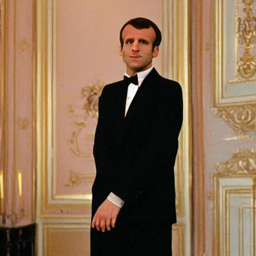 Image similar to Emmanuel Macron in Eyes Wide Shut (1999)