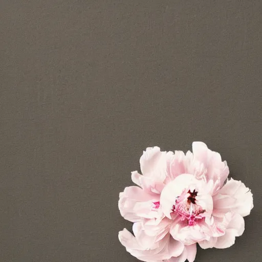 Image similar to paint, painting with frames, earthy, minimal, abstract, peony flower, pastel and neutral colors