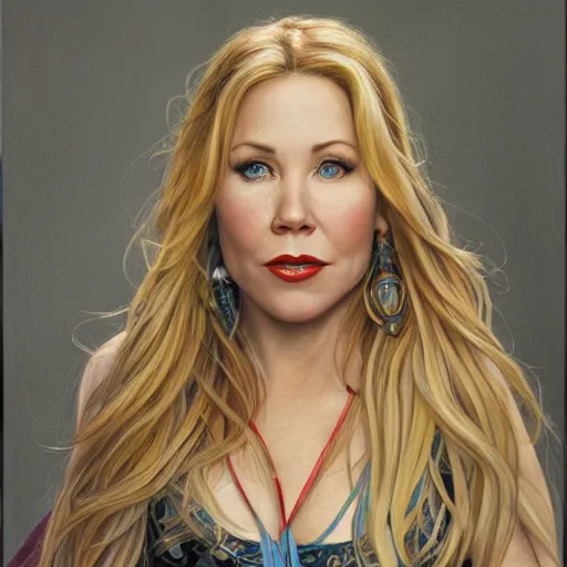 Image similar to Christina Applegate, by Mark Brooks, by Donato Giancola, by Fiona Stephenson