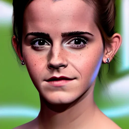 Image similar to emma watson, 8 k, depth, 3 d