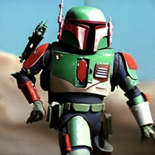 Image similar to boba fett in toy story ( 1 9 9 6 )