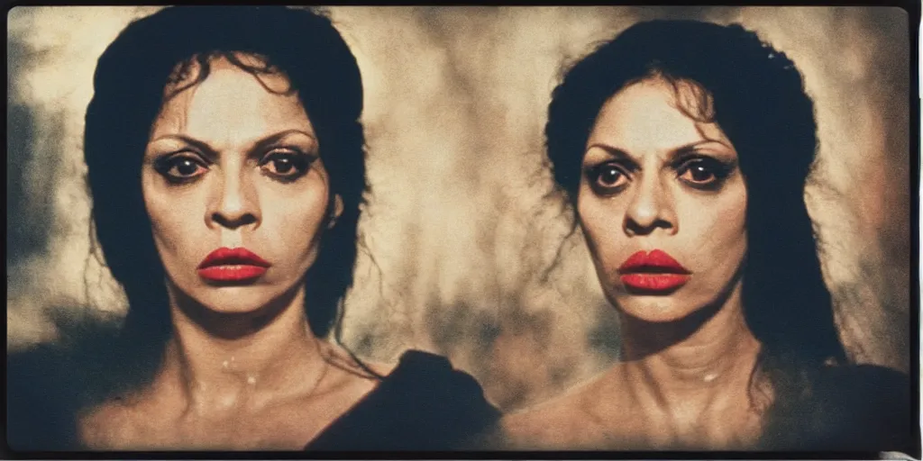 Image similar to detailed medium format photo, polaroid still from tarkovsky movie, portrait of vanessa del rio, haze, high production value, intricate details, 8 k resolution, hyperrealistic, hdr, photorealistic, high definition, tehnicolor, award - winning photography, masterpiece, amazing colors