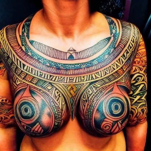 Top 217+ tribal sternum tattoo latest
