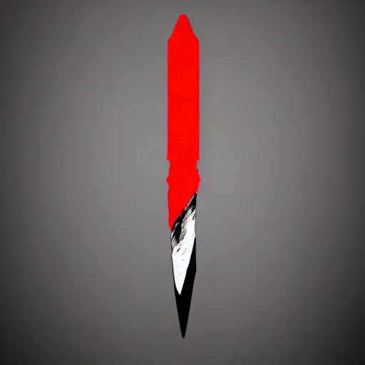 SCP Themed inktober day 15: Dagger with SCP-960 by Zoomiearia on
