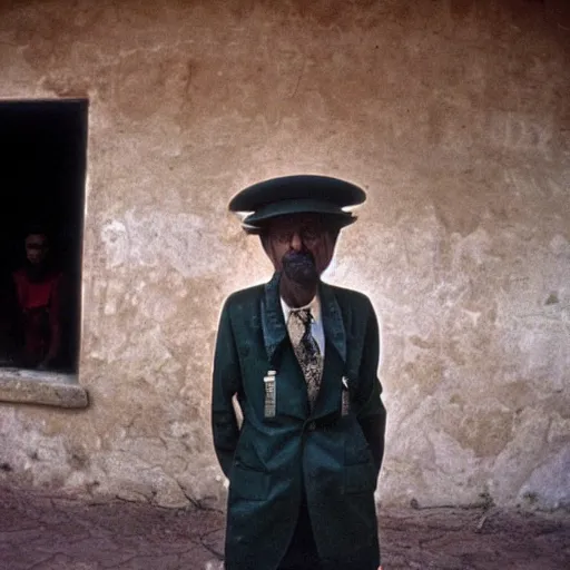 Prompt: a portrait of a character in a scenic environment by Bruno Barbey
