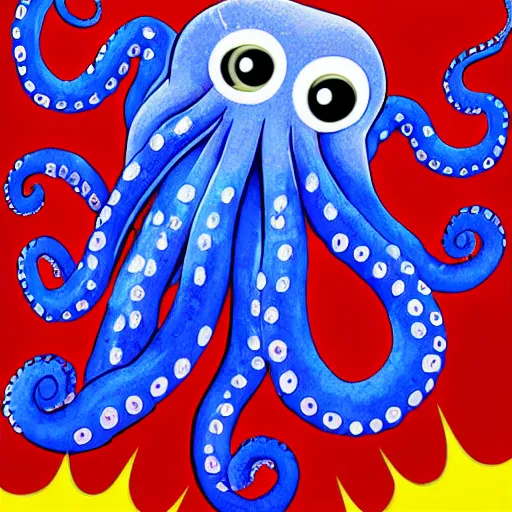 Prompt: king octopus
