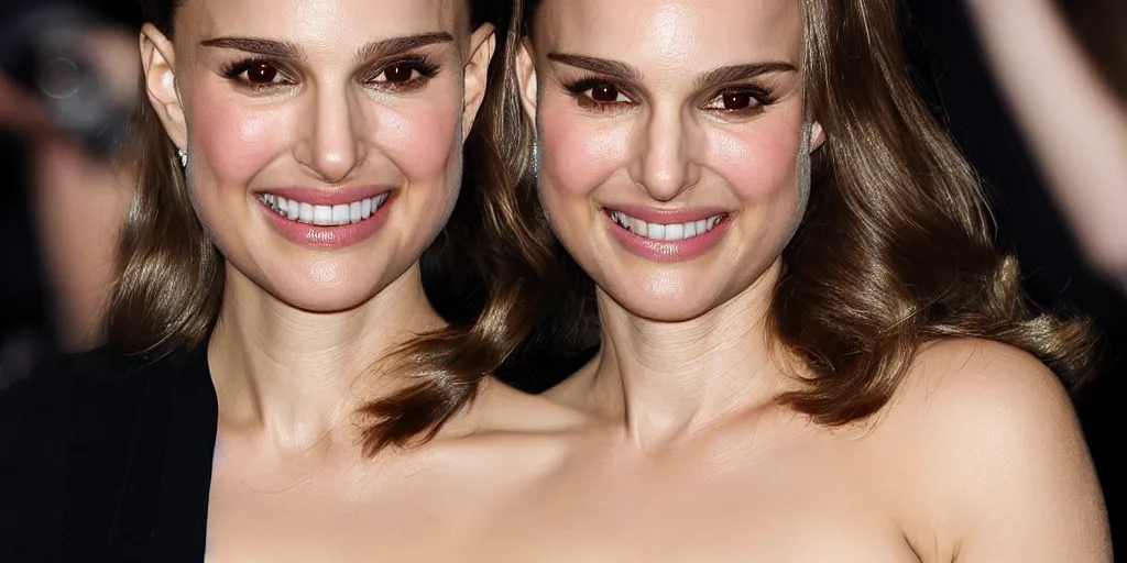 Image similar to Natalie Portman with good teeth