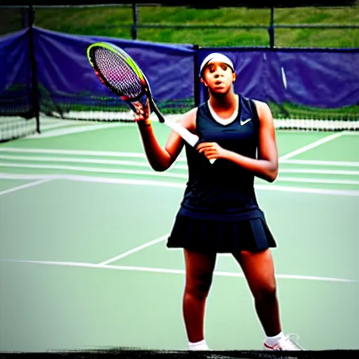 Image similar to ray lewis coaching high school girls tennis, promotional photograph