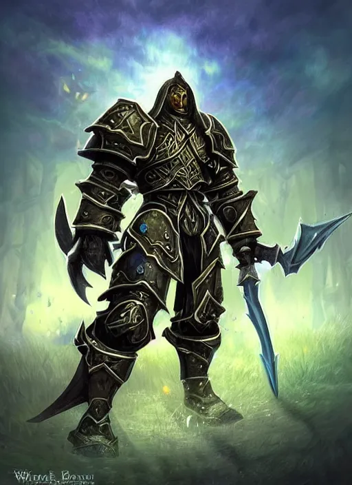 Image similar to world of warcraft knight