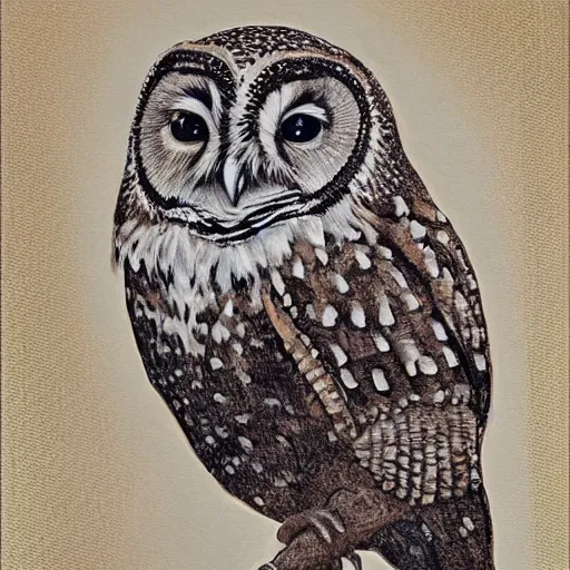 Image similar to parts of a owl