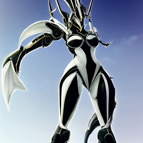 Prompt: highly detailed giantess shot exquisite warframe fanart, looking up at a giant 500 foot tall beautiful stunning saryn prime female warframe, as a stunning anthropomorphic robot female dragon, looming over you, posing elegantly, white sleek armor, proportionally accurate, anatomically correct, sharp claws, two arms, two legs, camera close to the legs and feet, giantess shot, upward shot, ground view shot, leg and thigh shot, massive scale, epic low shot, high quality, captura, realistic, professional digital art, high end digital art, furry art, macro art, giantess art, anthro art, DeviantArt, artstation, Furaffinity, 3D realism, 8k HD render, epic lighting, depth of field