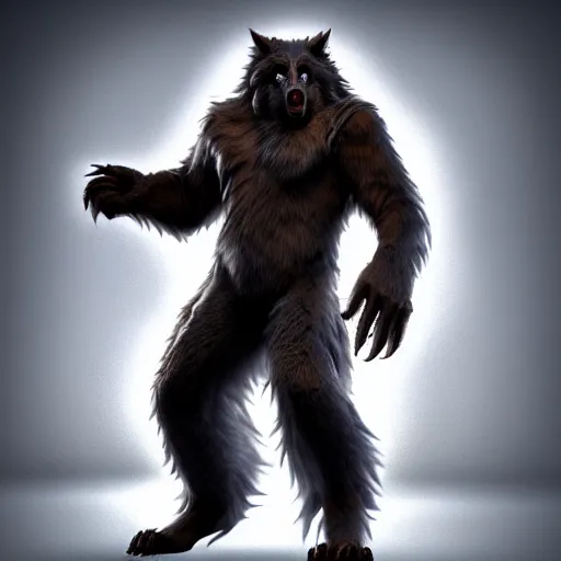 Image similar to cute handsome cuddly werewolf from van helsing unreal engine hyperreallistic render 8k character concept art masterpiece