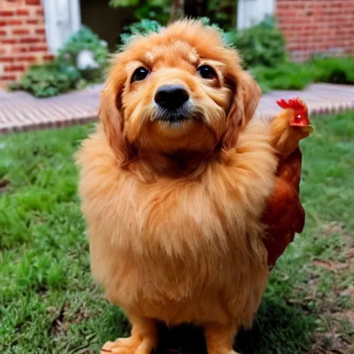 Image similar to A chicken nugget dog