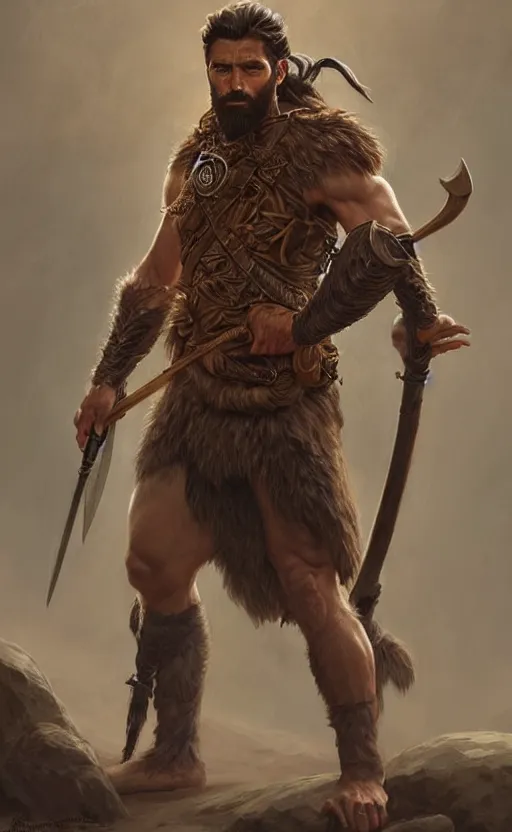 barbarian warrior concept art