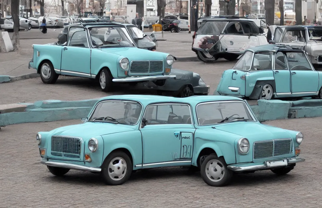 Image similar to Trabant if they brought it back in 2022